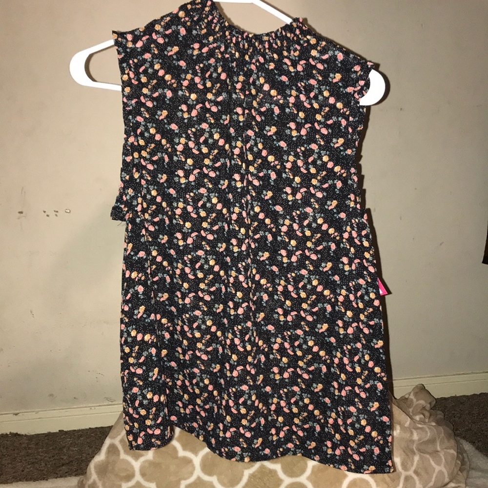 Sheer floral top